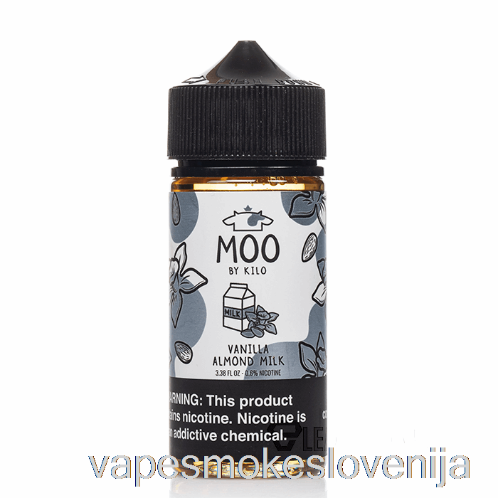 Vape Za Enkratno Uporabo Vanilijevo Mandljevo Mleko - Moo E-tekočine - 100ml 3mg
